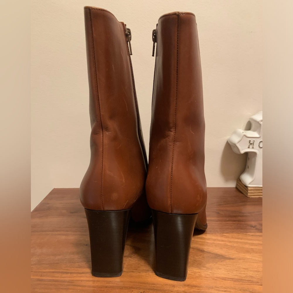 Via spiga leather heeled boots size 9 1/2 M - Picture 4 of 13